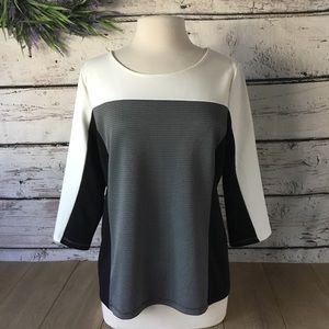 Ann Taylor 3/4 sleeve top size large